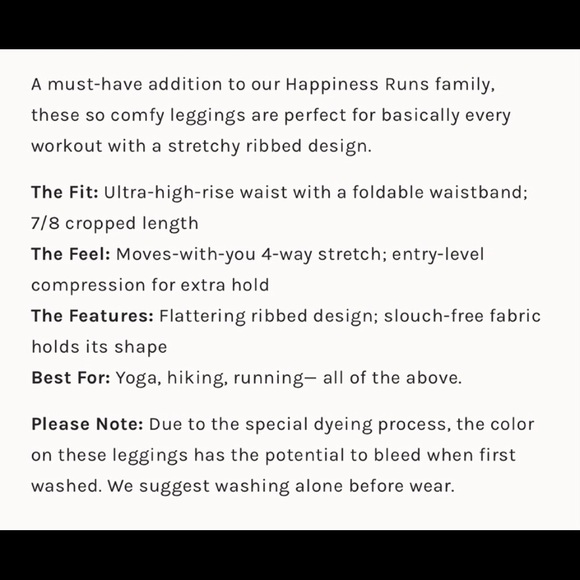 Free People Happiness Runs Leggings and Strappy Top - Picture 6 of 7